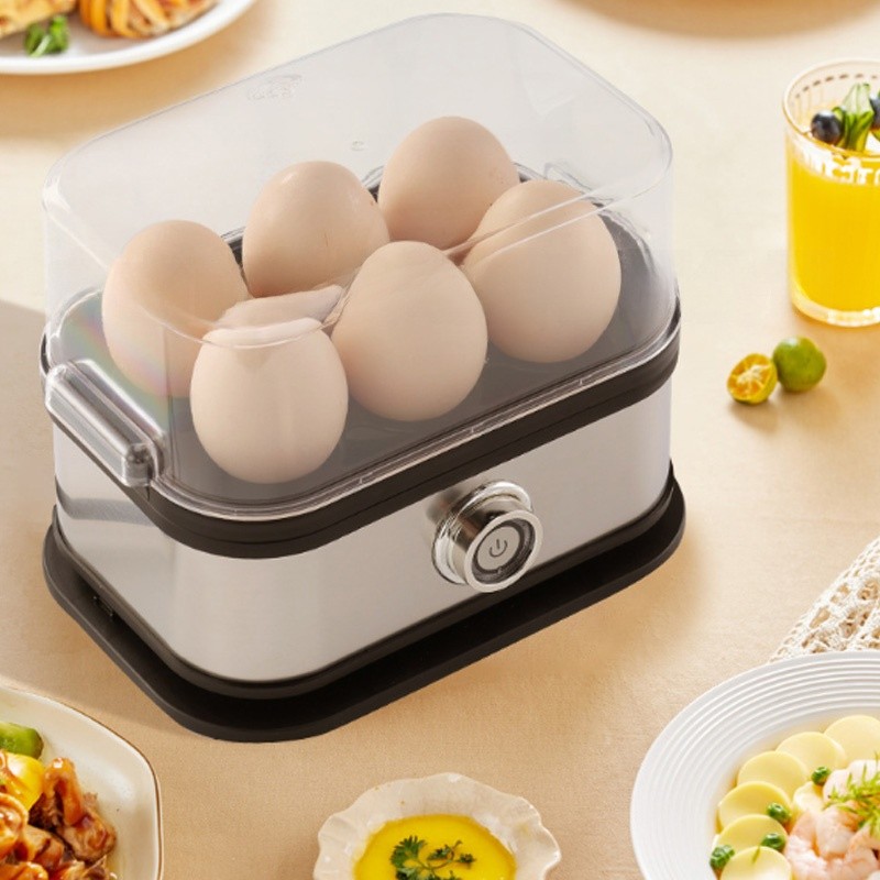 350W Electric Egg Boiler Stainless Steel Cooker Poacher Streamer Fits Eggs D — image 9