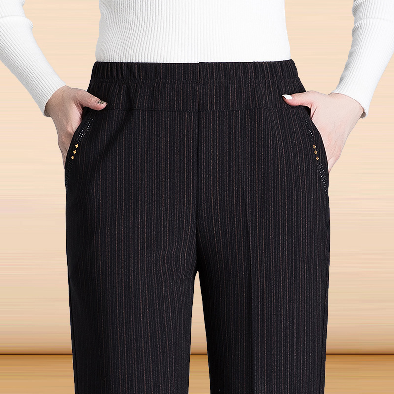 Title 2, Casual Straight-Leg Pants for Middle-Aged and E...