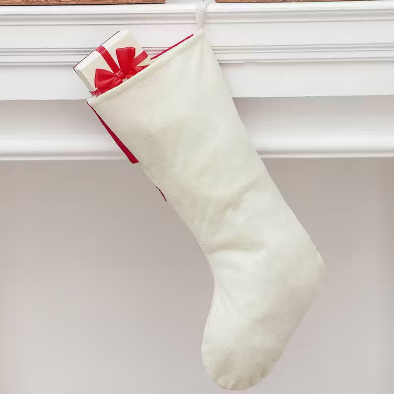 Large Christmas Sock Set - 47 Cm With Santa, Snowman And Penguin Designs — image 2