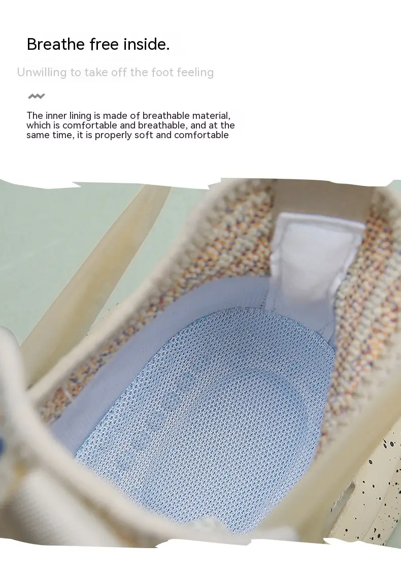 Flying Woven Thick Bottom Blade Running Mesh Trendy Shoes
