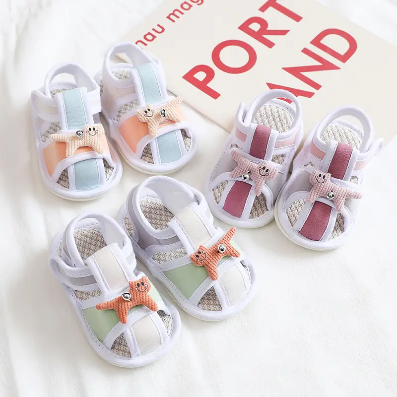 6-12 Months Breathable And Comfortable Soft-soled Non-slip Baby Shoes Sandals