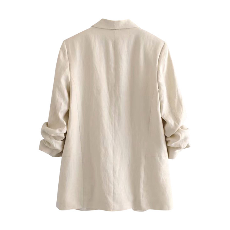 Title 6, Solid Color Long Sleeves No Button Ladies Small...