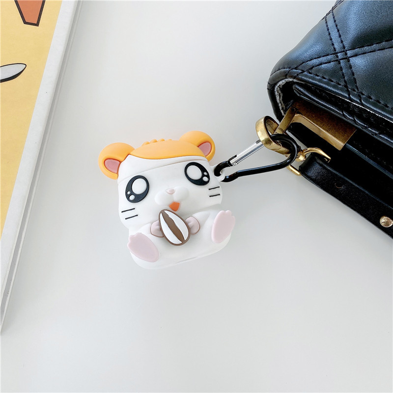 Hamtaro Hamster Wireless Bluetooth Earphone Cover Soft - Image 3