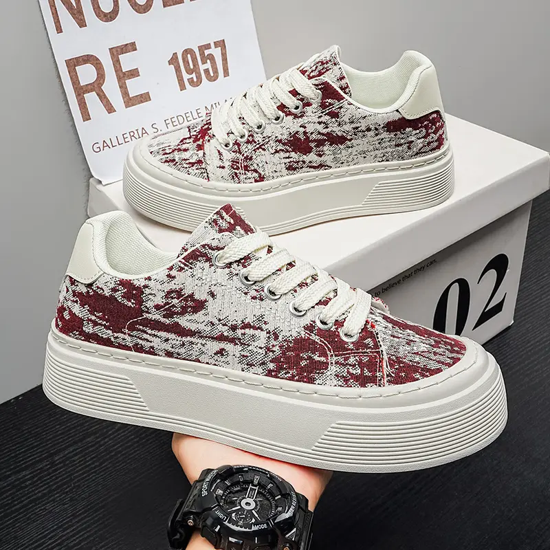 Luxury Trendy Brand Men's Shoes, Summer Fabric