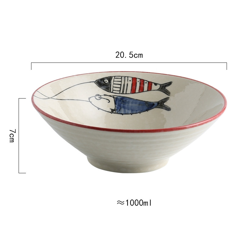 Title 6, Home Creative Large Japanese Style Ramen Hat Bowl