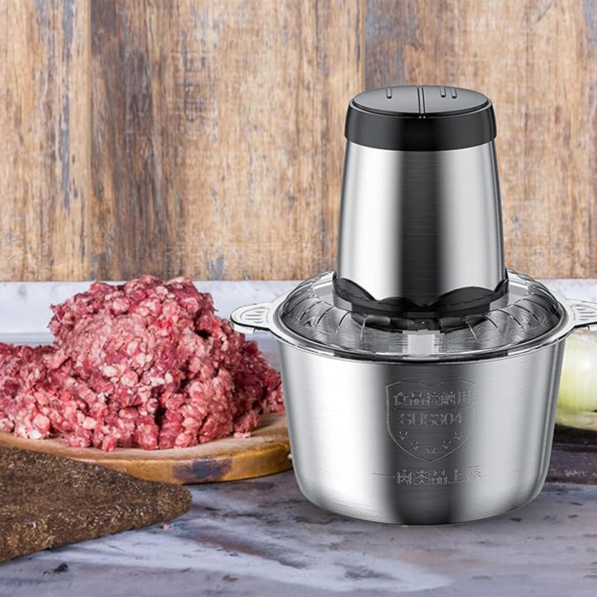 Electric Meat Grinder, 300w, 3L Capacity. About this item: Versatile Kitchen Essential, Time Saver, User-Friendly Design, Safety Insurance.