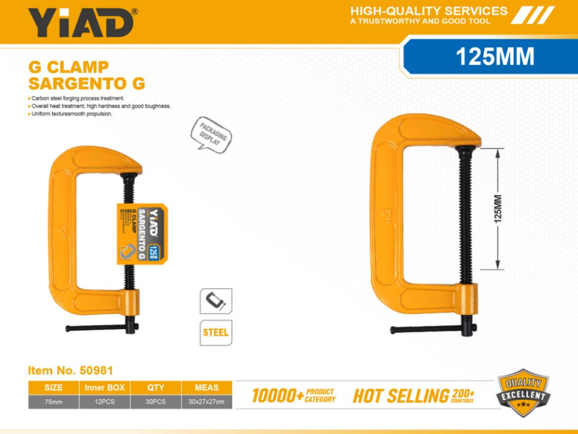 G Clamp – Only Support Self-pickup, Free Shipping Price Is Anti-auction Pric