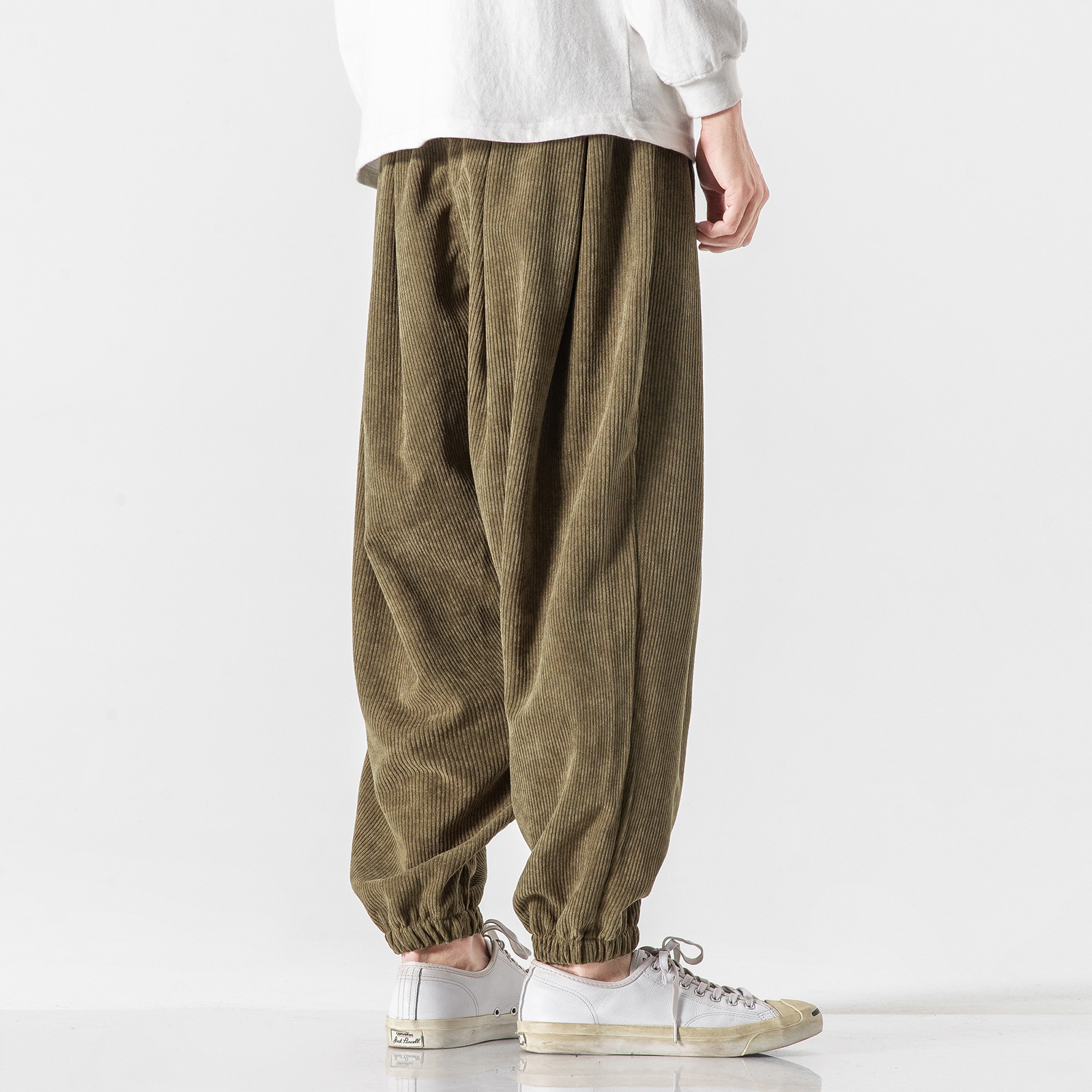 Title 12, Mens Casual Pants Loose Plus Size Corduroy Rel...