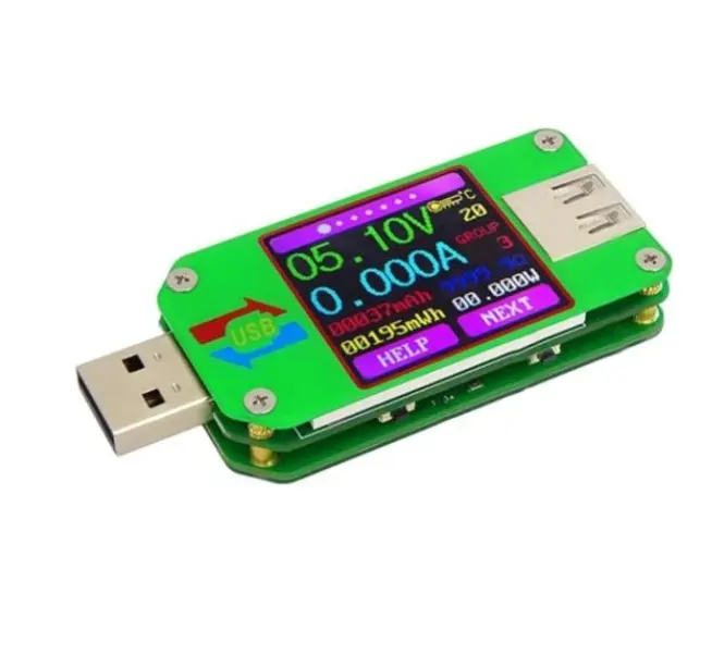 USB 2.0 Color Screen Tester Voltage Ammeter Thermometer UM24C