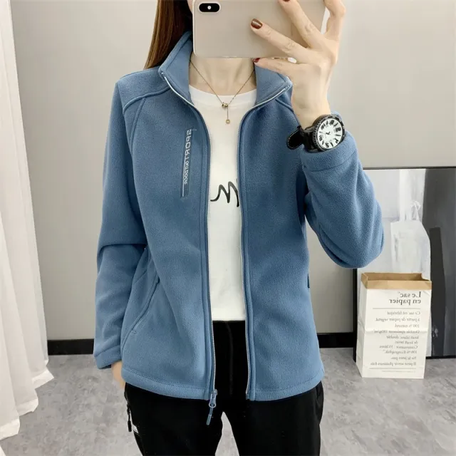 Unisex Thickened Stand up Collar Thermal Coat Women'S Denim Blue - Shop at LoveMi