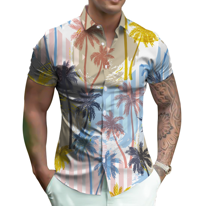 Title 5, Camisa Digital Oversized Masculina Verão Confor...