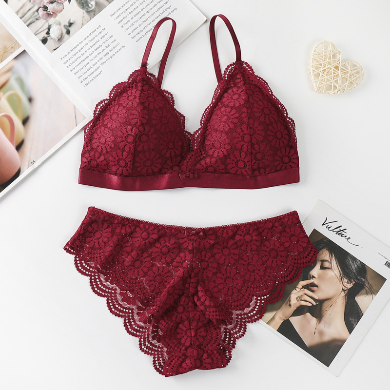 Title 4, Lace Bra And French Lingerie Set for Luxurious ...