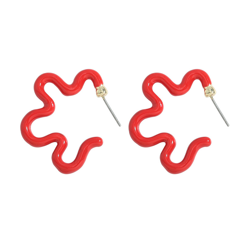 Temperament Fashion Irregular Alloy Earrings
