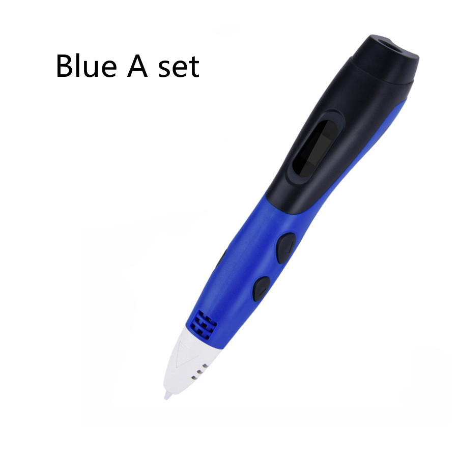 Six generations of 3d printing pens Blue A set EU