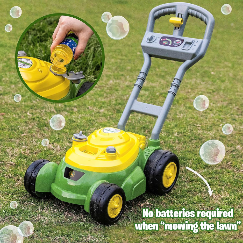 Bubble Lawn Mower For Toddlers, Bubble Blowing Machines, Indoor And Outdoor Gardening Toy, Birthday, Party Favor For Preschool Girls And Boys, No Batteries Required — foto 5