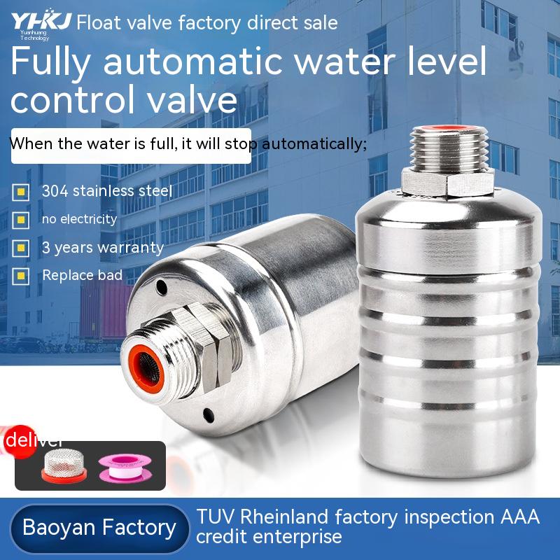 Title 1, 304 Stainless Steel Float Valve Water Level Con...