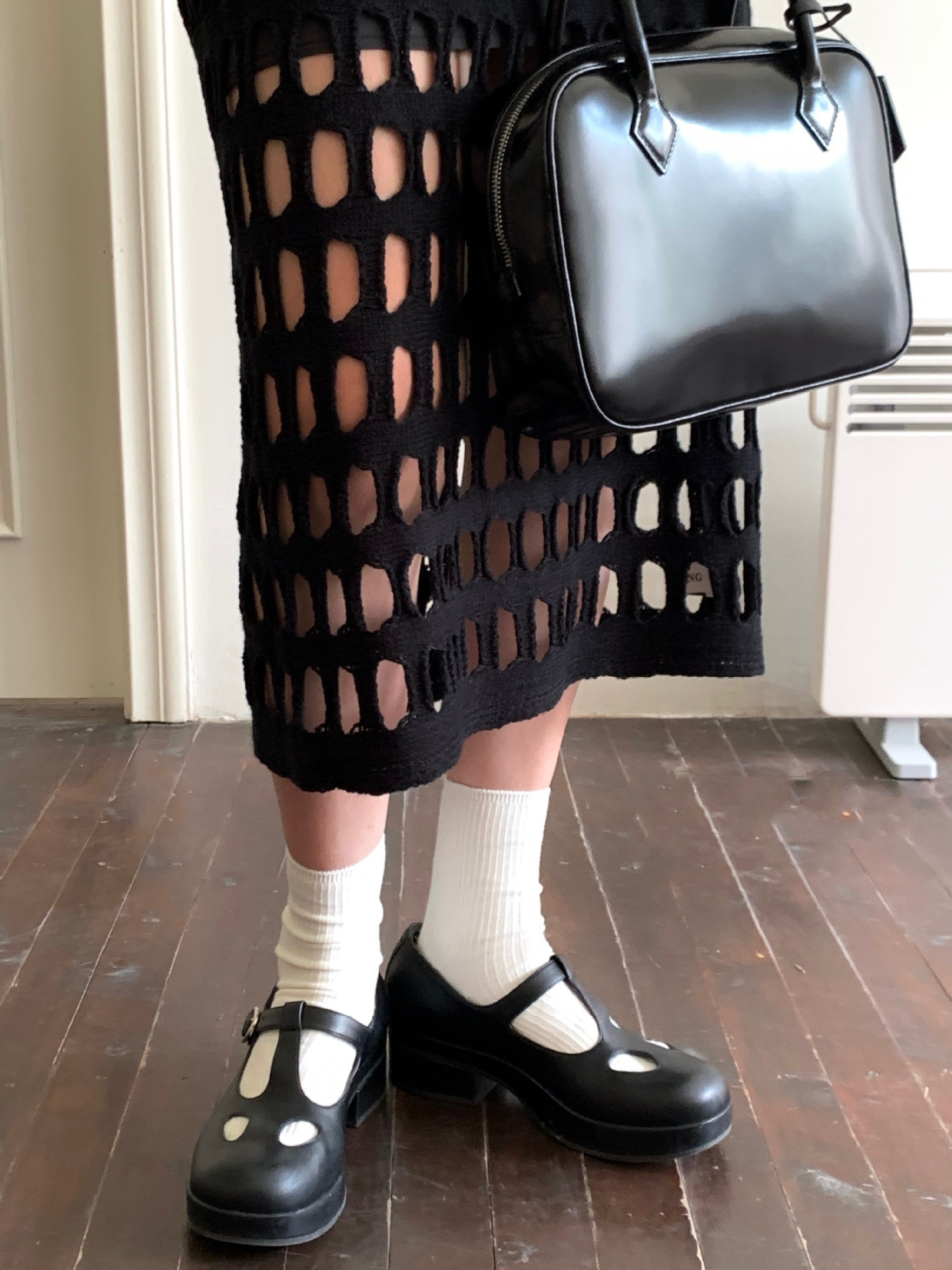 French Hollow Skirt Women's Niche Sweet Outer Hollow Out