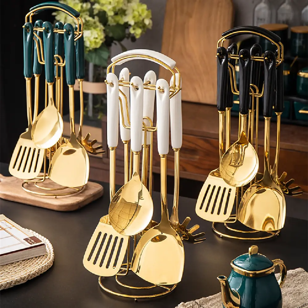 Nordic Stainless Steel Kitchen Utensils Spatula Ceramic