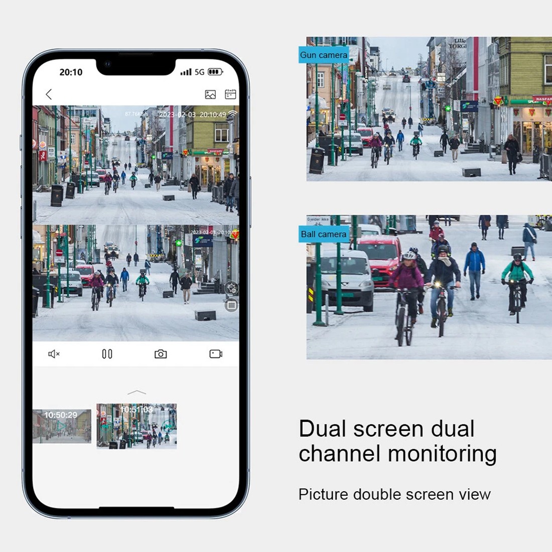 8MP 4K Wireless IP Camera WIFI Outdoor CCTV PTZ Smart Home Security IR Cam IP66 UK NEW,Camera Set 64GB TF Card-----Camera Set-64GB TF Card