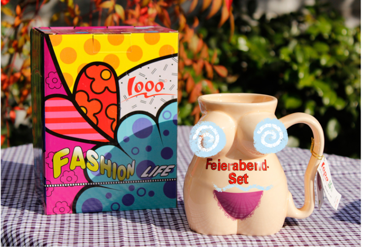 Painted Ceramic Creative Large Capacity Mug