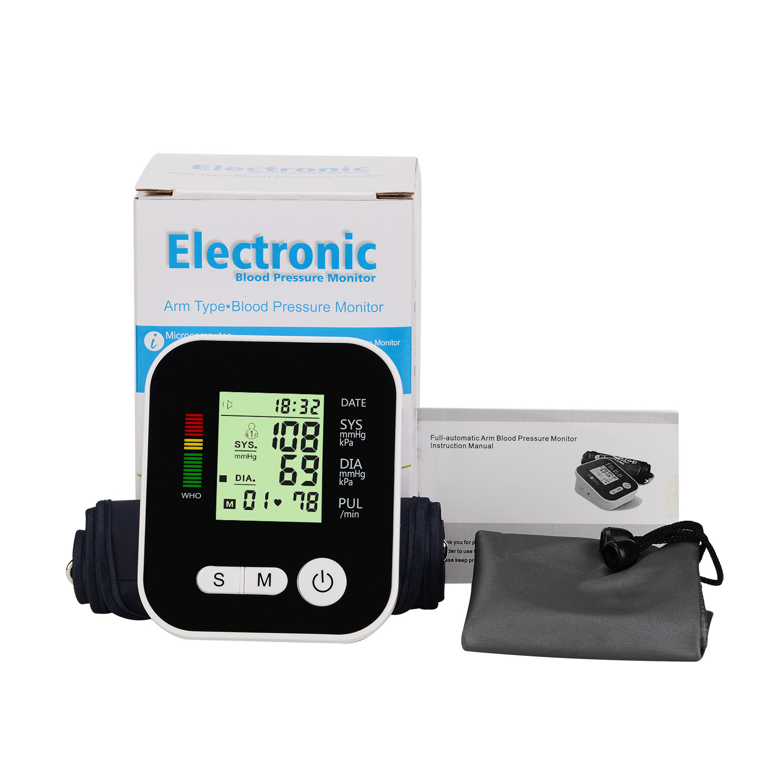 Arm Type Household Electronic Blood Pressure Measuring Instrument