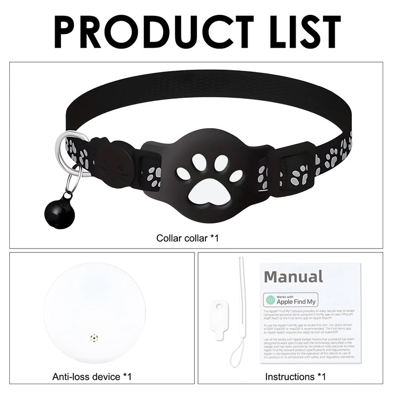 Cat Tracker Finder GPS Collar For IOS Android Waterproof Electronic Pet Locator — image 9