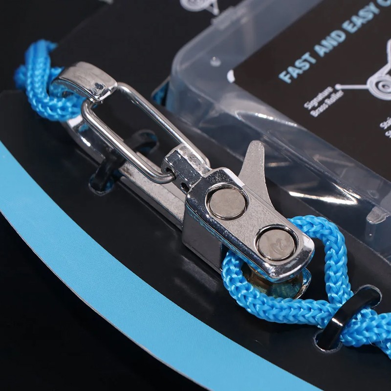 Non-Slip Rope W Roller Tensioner Lock Buckle Tie Down Cargo Tightening — image 3
