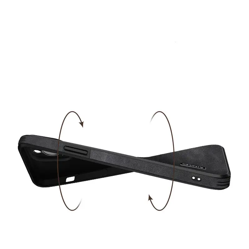Light Luxury Lambskin Phone Case With Glass Lens Film