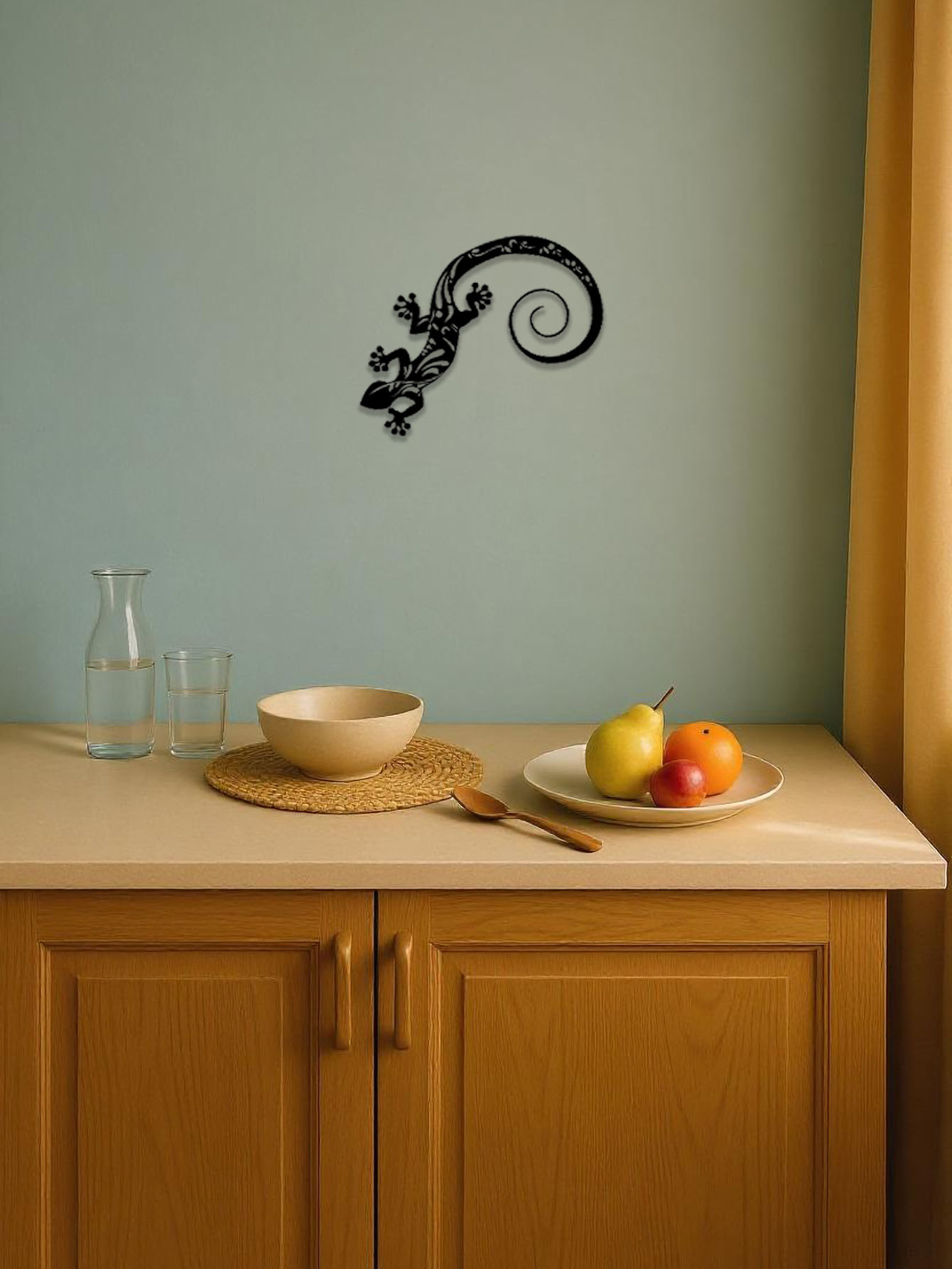 Unique Gecko Wall Art,Hanging Decoration Designed For Personalized Spaces