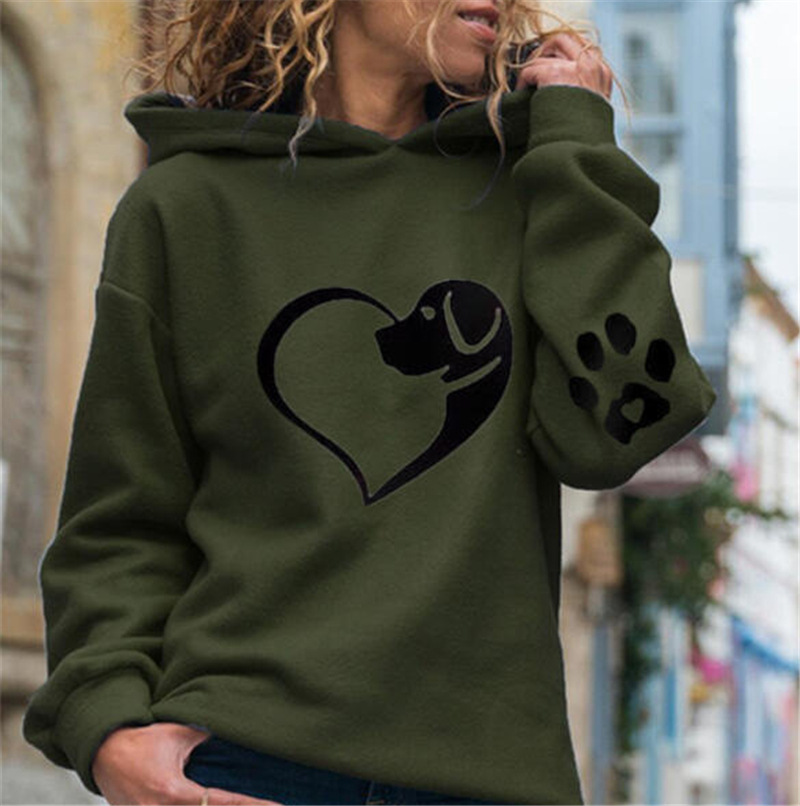 OL Temperament European And American Velvet Sweater Women's Animal Head Printing