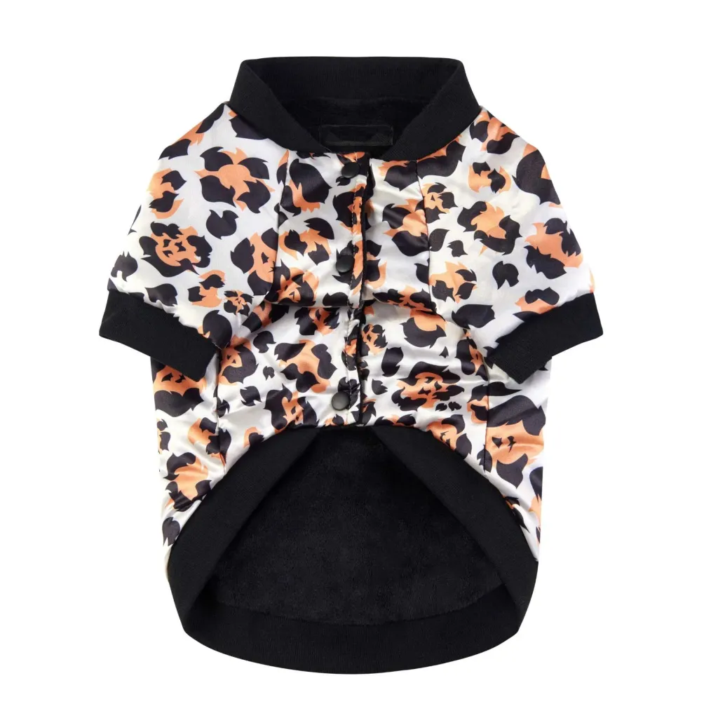 Teddy Fadou Corgi Quilted New Year's Autumn And Winter Coat - Leopard