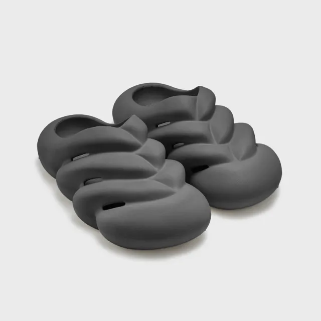 Skeleton Slippers Over Toe Couple Sandals Grey - Shop at LoveMi
