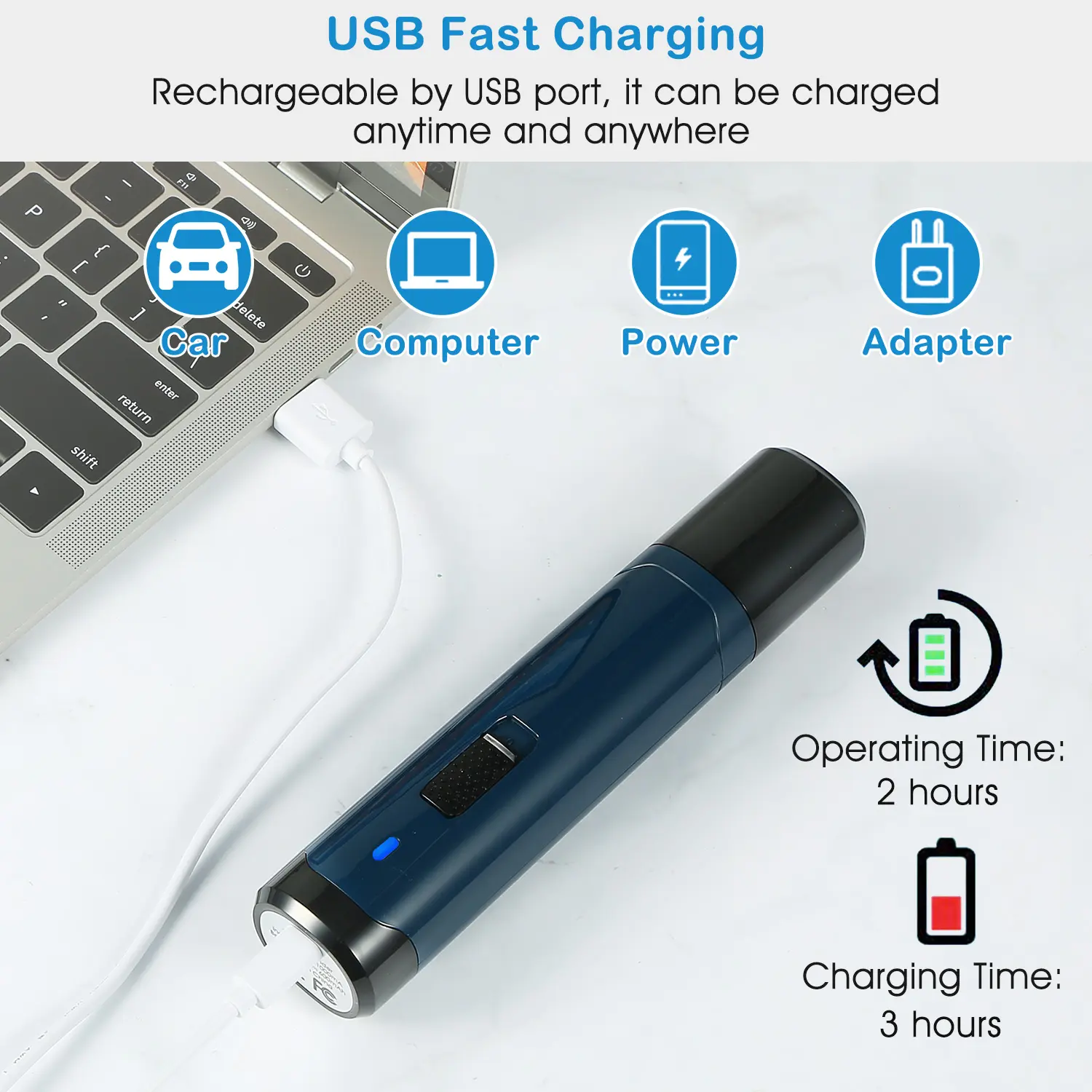 Dog Nail Grinder 2 Speeds Quiet USB