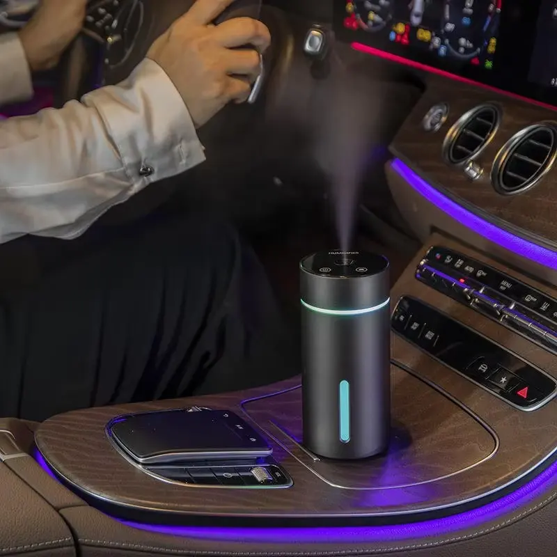 Portable Car Air Humidifier Aluminium Essential Oil