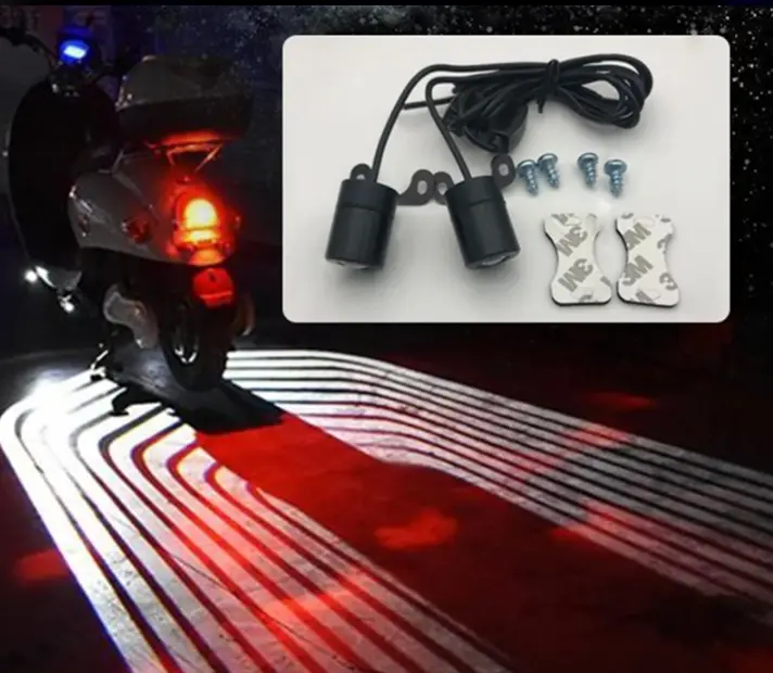 Motorcycle Electric Car Carpet Lamp Wing Projection Lamp