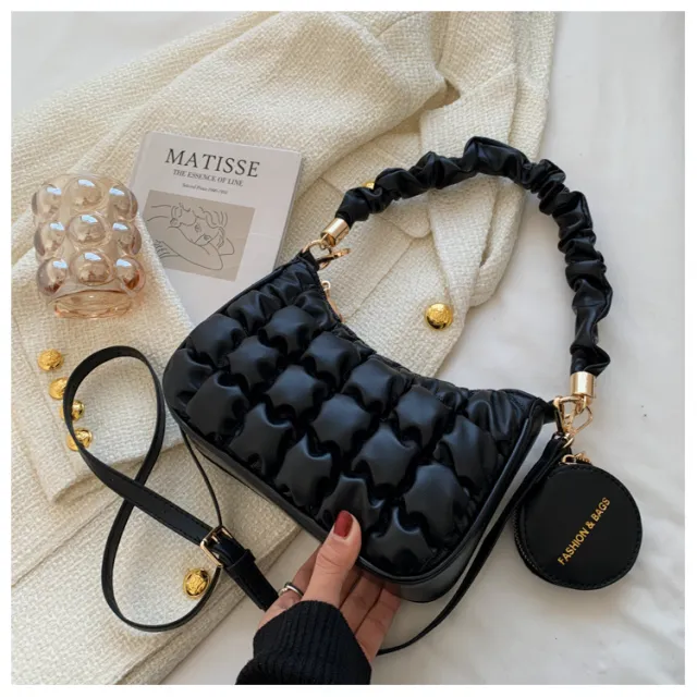 Niche Design Handbag Fashion Shoulder Black - Shop at LoveMi