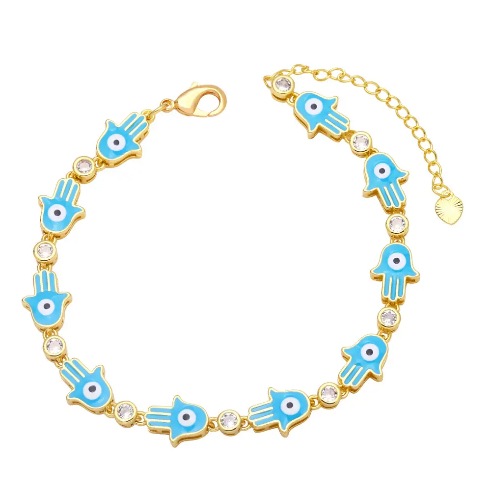European And American Fashion Bohemian Color Drip Bracelet