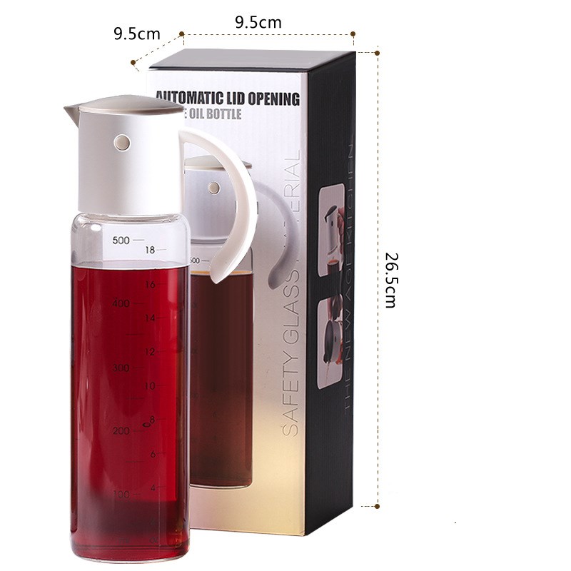 Title 5, Automatic opening and closing oil can borosilic...