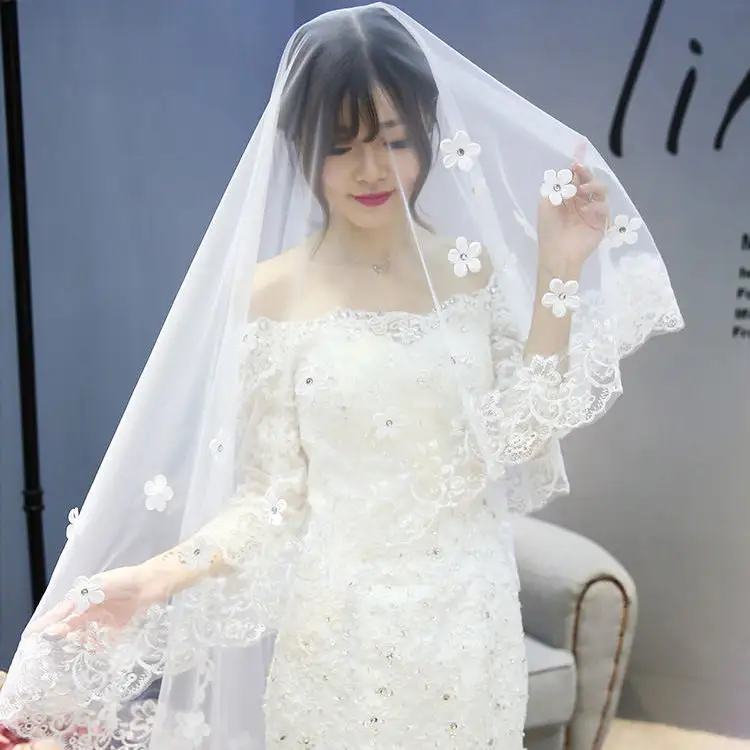 New Style Veil Korean Lace Petal