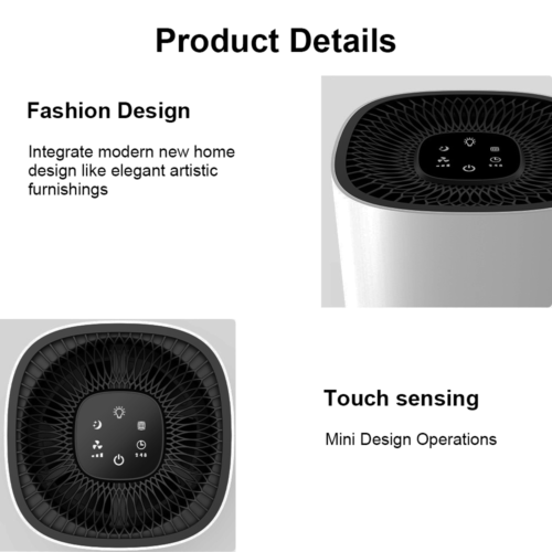 Air Purifier HEPA Filter PM Pet Home Freshener Odor Dust Smoke Remover Cleaner