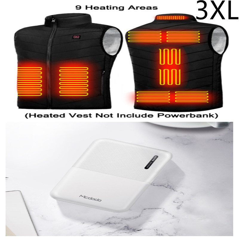 Black 9heating areas 3XL