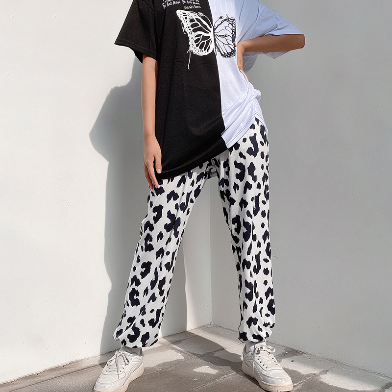 Title 4, Cowboy printed bouquet feet pants women thin