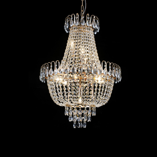 Golden Crystal Chandelier view 5