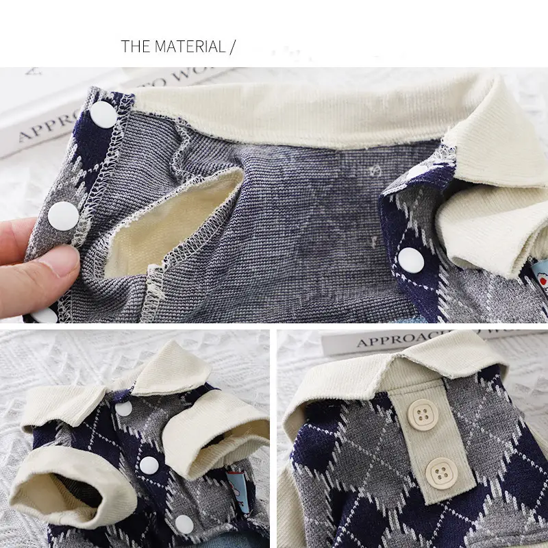 Dog's Four Legged Clothes Pet's Winter Clothes