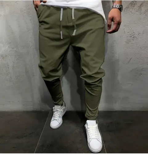 Men's Woven Fabric Casual Jogging Trousers