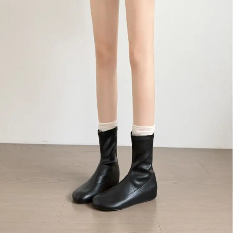 2026 Autumn Minimalist Style Round Toe Hidden