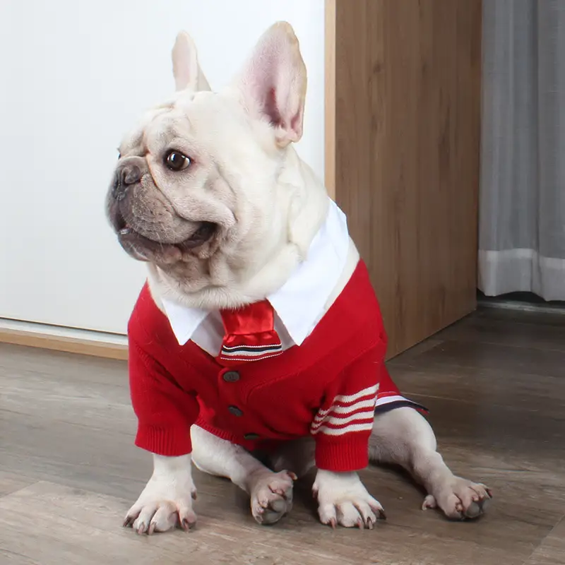 Christmas Pet Dog Clothes Autumn And Winter Sweater TeddyFrench Bulldog British Bucket Corgi Cat Sweater