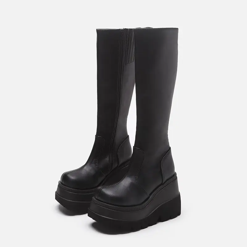 Gothic Platform Boots Biker