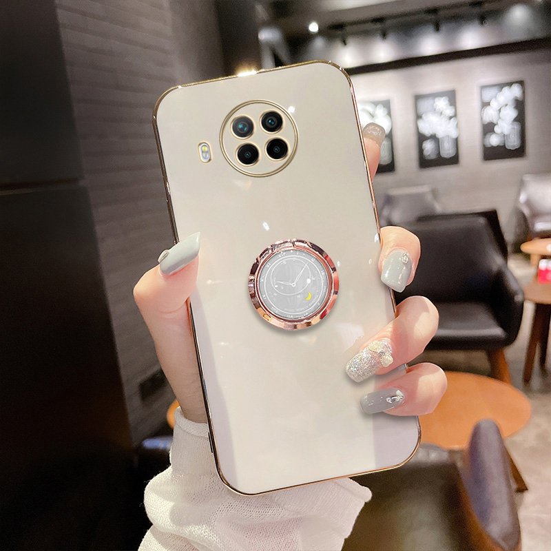 Creative Clock Finger Ring Bracket Protection Plating Anti-drop Silicone Protective Case - Image 8