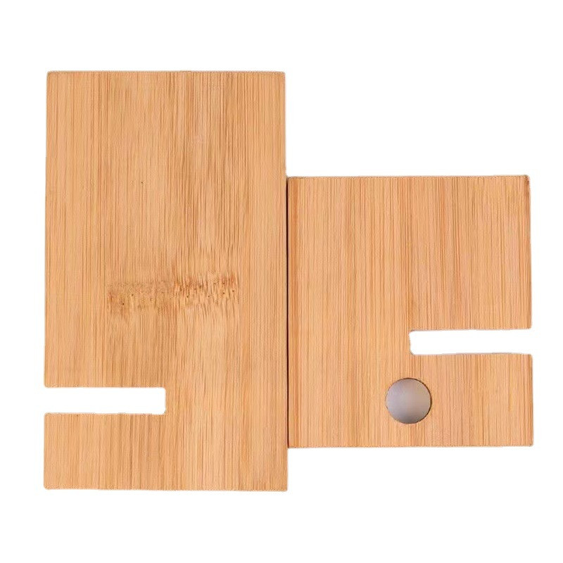 Desktop Bamboo Phone Holder Charging - Image 6